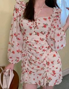 Floral Print Mini Dress