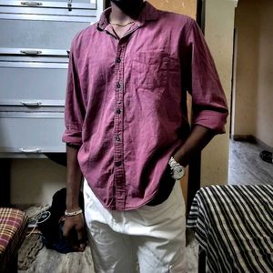 ⚜️OLD MONEY FASHION⚜️ Maroon Casual Shirt - Men&#39;s