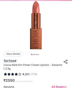 Too Faced Cocoa Bold Lipistick 😍❤️
