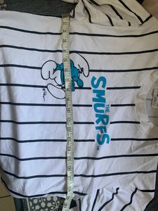 Stretchable Smurfs Oversized Tshirt
