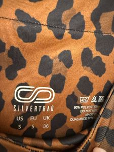 Leopard Print High-Waisted Track