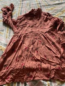 Floral Top with Pearl Detail