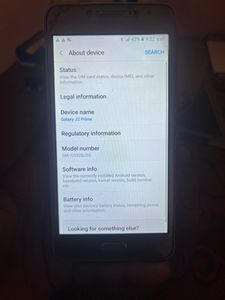 Samsung Galaxy J2 prime working Only Cash  Good Condition Don’t Miss Worth Deal I Have 3 ios Device No Use Android Now So I’m Selling