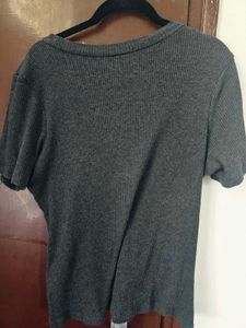 H&amp;M Ribbed Knit Top
