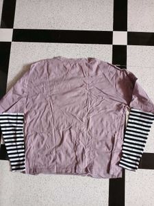 Layered Sleeve Top - Trendy Style