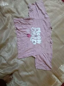 Woman Cute Moon crop tshirt