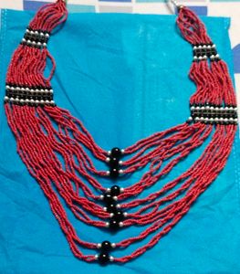 2* Red,& Black Moti Mala