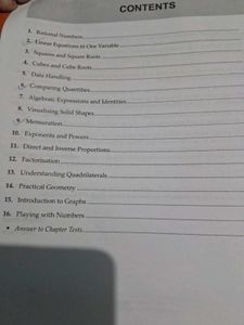 Maths Book Class 8th