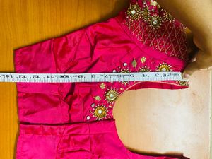 💕Pink Embellished Sari Blouse💕
