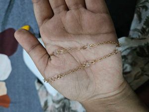 Delicate Gold Bracelet With Crystal Beads