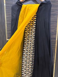 Black Lehanga 3 Piece Set