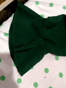 Green Flared Sleeve Top