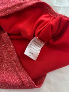 Red Bodycon Glitter Party Dress