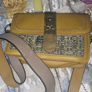 Tweed Sling Bag (Wide Strap)