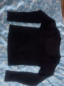 Black Long Sleeve Top