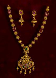 Antique Gold-Toned Necklace Set
