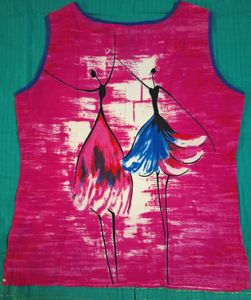 💥 PRICE DROP💥Dark Pink Cotton Sleeveless