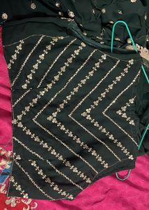 Elegant Green lehenga set with dupatta