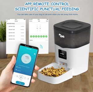 Qpets® 3L Wi-Fi Dog Cat Feeder Automatic