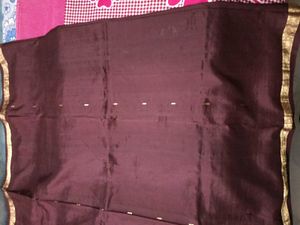 Embellished KanchiPattuSaree With Patterned Blouse