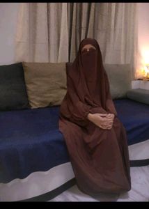 Jilbab Naqab With Nose Piece Freesize