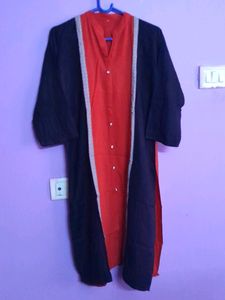 Sexy RED Back ,BOLD Kurti