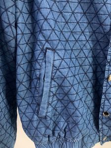 DENIM PUFFER JACKET