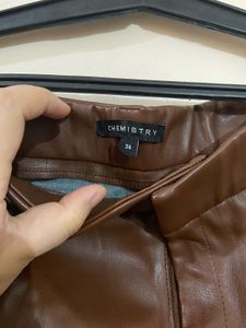 Chemistry Faux Leather Trouser