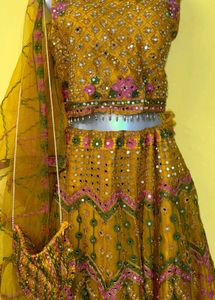 Yellow Lehenga Choli Set
