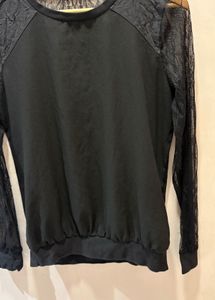 Elegant Black Lace Top