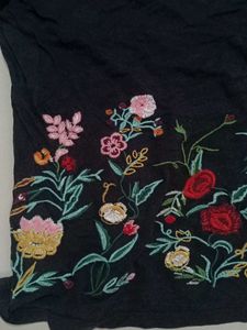 Floral Embroidered Top