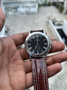 Fosill ( Generic Brand) Black Dial Subhand Watch