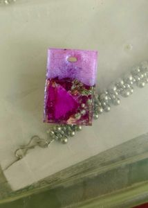 Customize Real Flower Pettels Resin Pendants