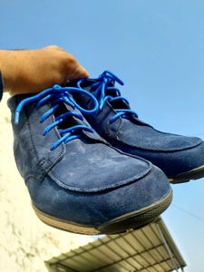 ✨️ Original Woodland Navy Blue High Ankle Shoes