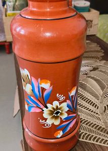 Hand-Painted Flower Bottle