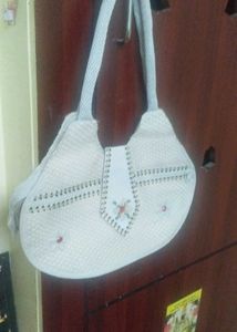 White Handbag