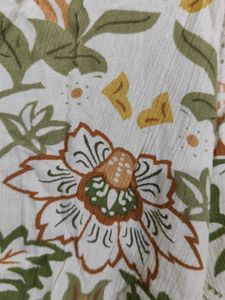 Floral Print Button-Down Shirt