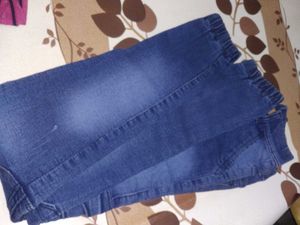 Cute Striped Top &amp; Jeans Set