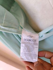 Mint Green Lace Chiffon Maxi Dress