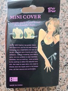 Sleeveless Crop Top  With Mini Cover Nipple