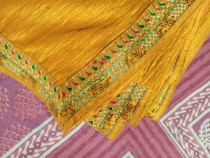 Elegant Yellow Saree