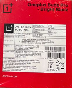 Oneplus Buds Pro - Bright Black