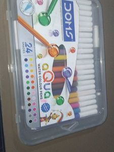 DOMS Aqua Water Colour Pens - 24 Shades