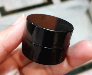 Amber Glass Refillable Jar Mini