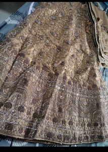 Gold Embellished Lehenga Choli Set