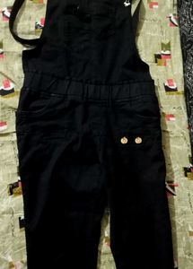 Black Dungaree For Girls
