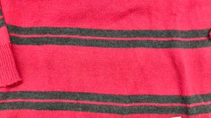 🍷 Pinterest Striped Red Knit Sweater