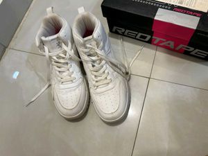 Red Tape White High Top Sneakers