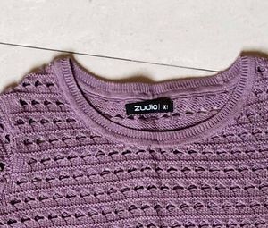 Zudio Cropped Knit Sweater