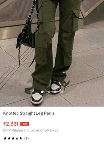 Lowest Price Drop💧 Y2K Olive Cargo Jeans